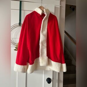 Vintage Red and White Santa suit 80s 90s
